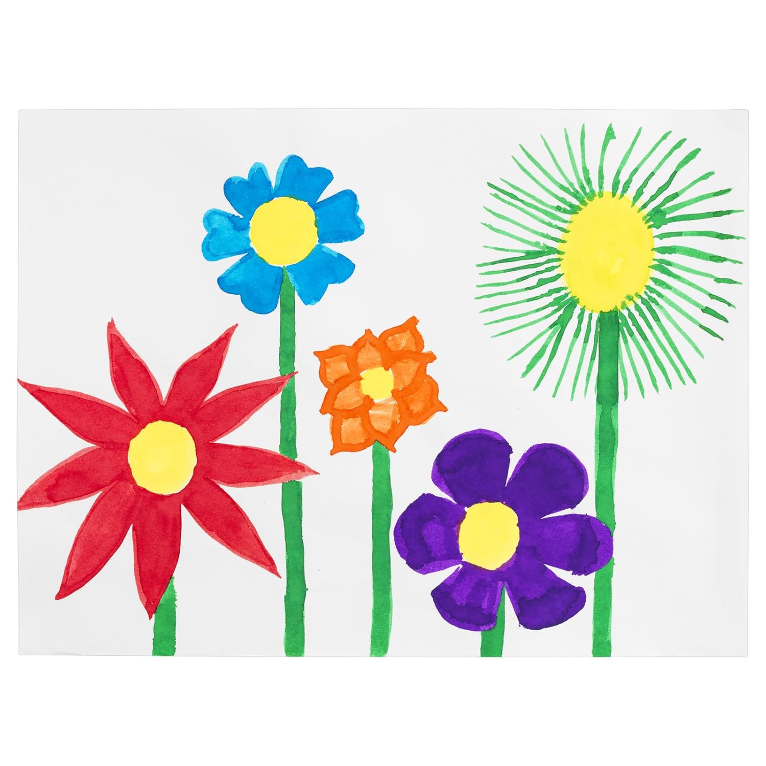 Alternative view of Colorations Liquid Water Color Paints, Set of 6, 2 OZ EA, Blue, Green, Red, Purple, Yellow, Orange, Party Favors, Craft & Glue Dye