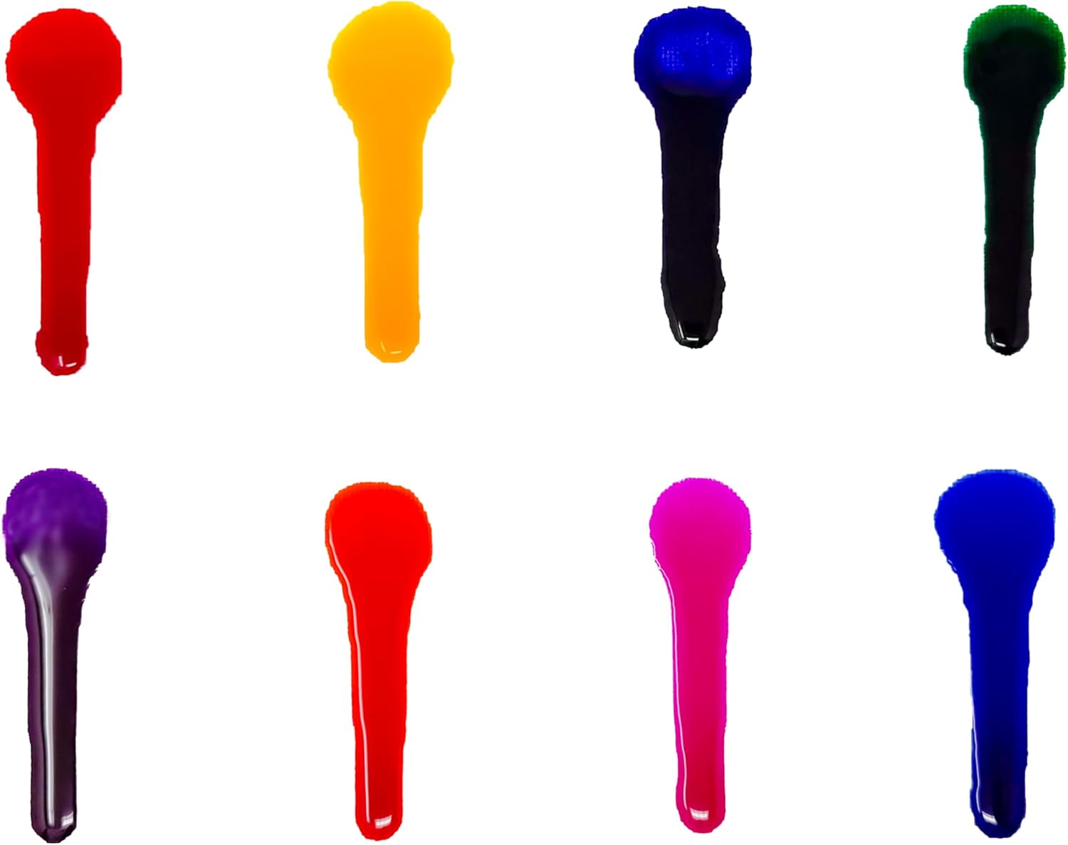 Alternative view of milo Liquid Watercolor Paint Set of 8 Colors | 4 oz Bottles | Washable, Safe and Non-Toxic | Made in USA | Arts & Crafts Paints for School Supplies and Painting Set | Easy to Pour Fluid Bottles