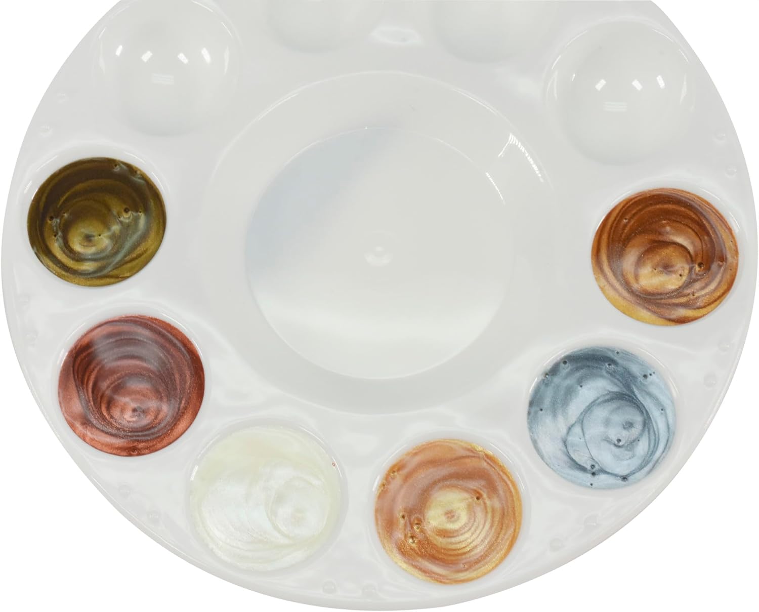 Alternative view of Sax Liquid Washable Watercolor Paints, 8 Ounces, Assorted Metallics, Set of 6