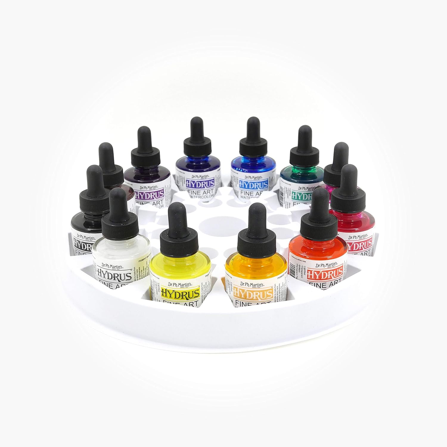 Alternative view of Dr. Ph. Martin's Hydrus Fine Art Watercolor (Set 1) Watercolor Set, 1.0 oz, Set 1 Colors, 1 Set of 12 Bottles