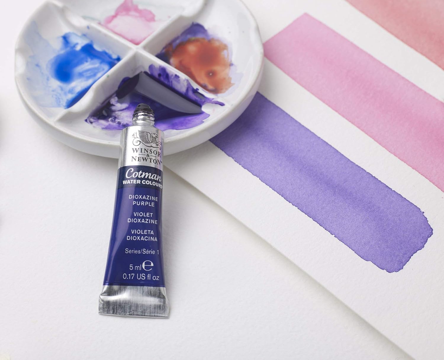 Winsor & Newton Cotman Watercolor Paint Set, 10 Colors, 5ml (0.17-oz) Tubes