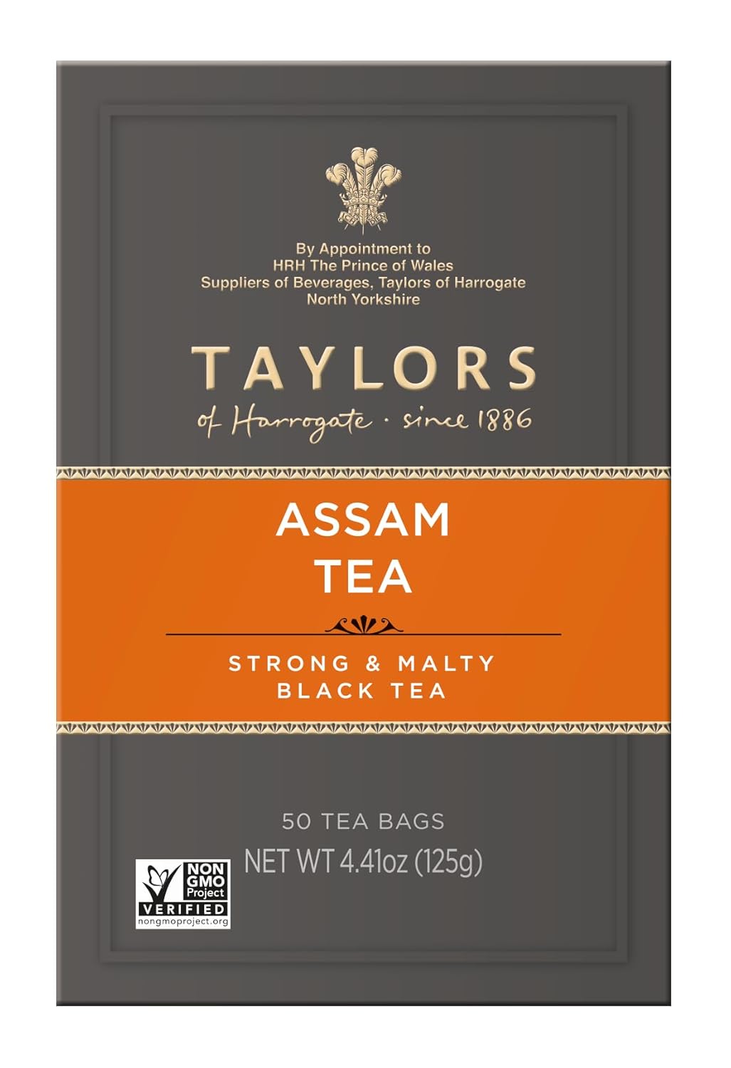 Alternative view of Taylors of Harrogate Assam, Black Tea, Pillow Tea Bags, 50 Count (Pack of 1), Full-bodied, Satisfying & Malty, Caffeinated, Enjoy Hot or Iced, 50 Teabags