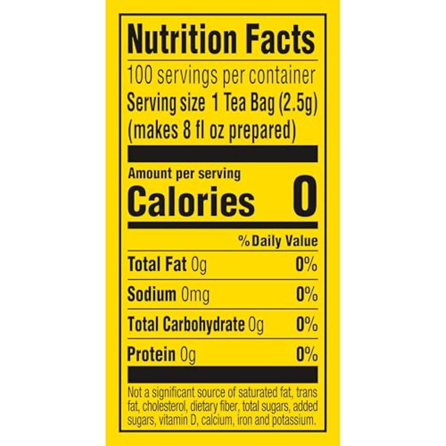 Lipton Black Tea Bags, Hot or Iced, Black tea with Caffeine, 600 Total Bags (100ct - Pack of 6)