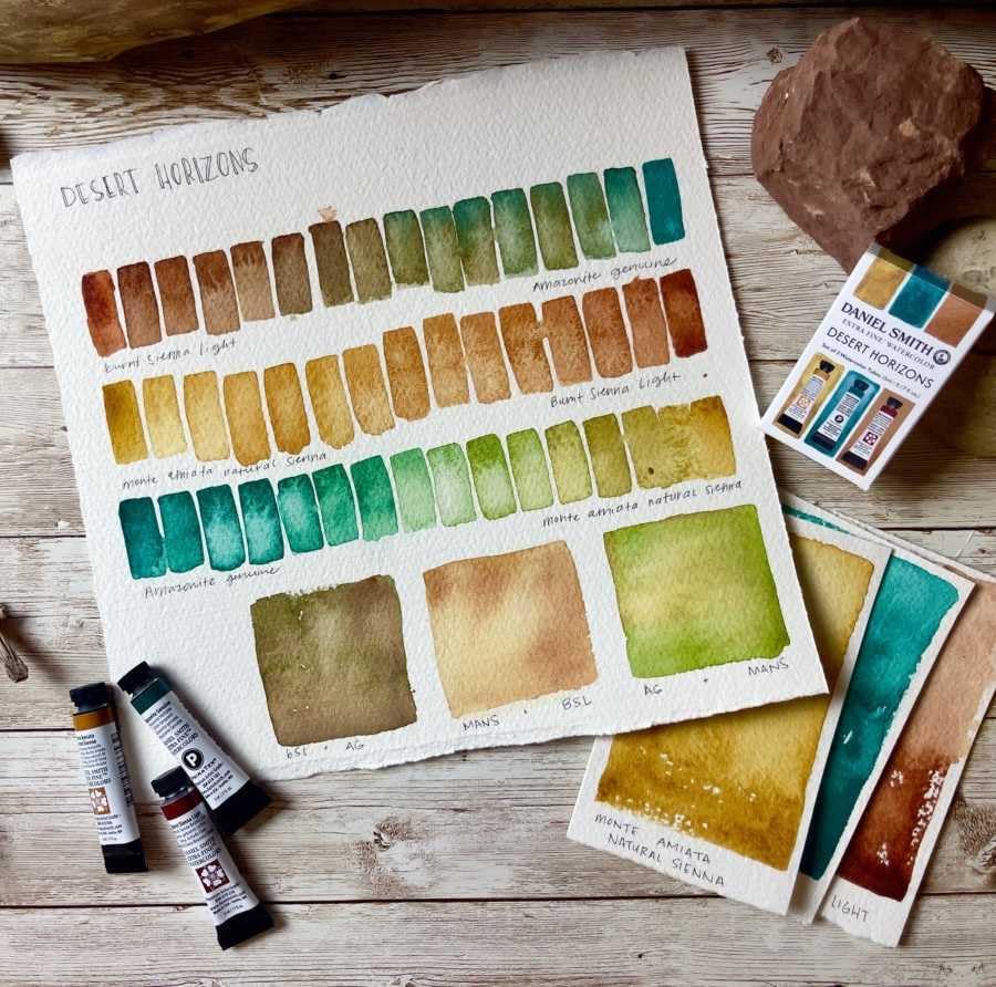 Alternative view of Daniel Smith Triad Watercolor Set, Desert Horizons 5 ml tubes
