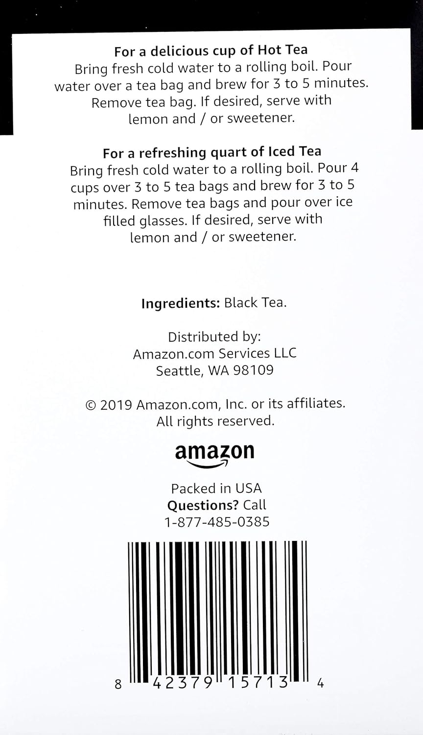 Alternative view of Amazon Brand - Happy Belly English Breakfast Tea Bags, 20 Count (Pack of 1)