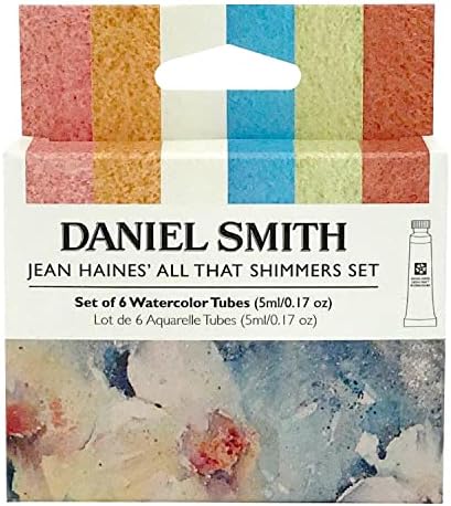 Alternative view of DANIEL SMITH Watercolor, 5ml tubes, Jean Haines All That Shimmers Set 6 Watercolor Tubes (total 6 pieces) 285610375, 0.17 Fl Oz (Pack of 6)