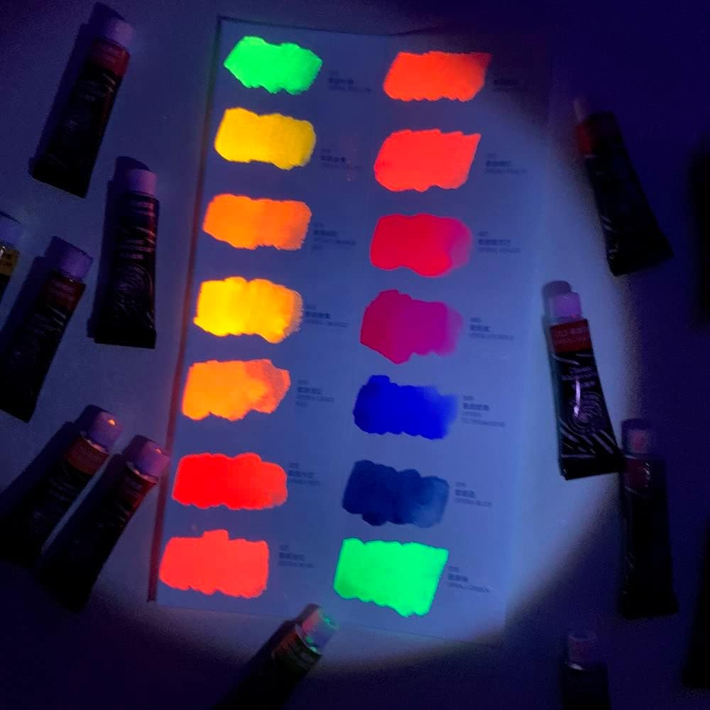 Alternative view of Paul Rubens Watercolor Paint 14 Vibrant Neon Colors Watercolor Tubes, 5ml Each Tube, Art Supplies for Watercolor Painting, Comic, Illustration, Decoration