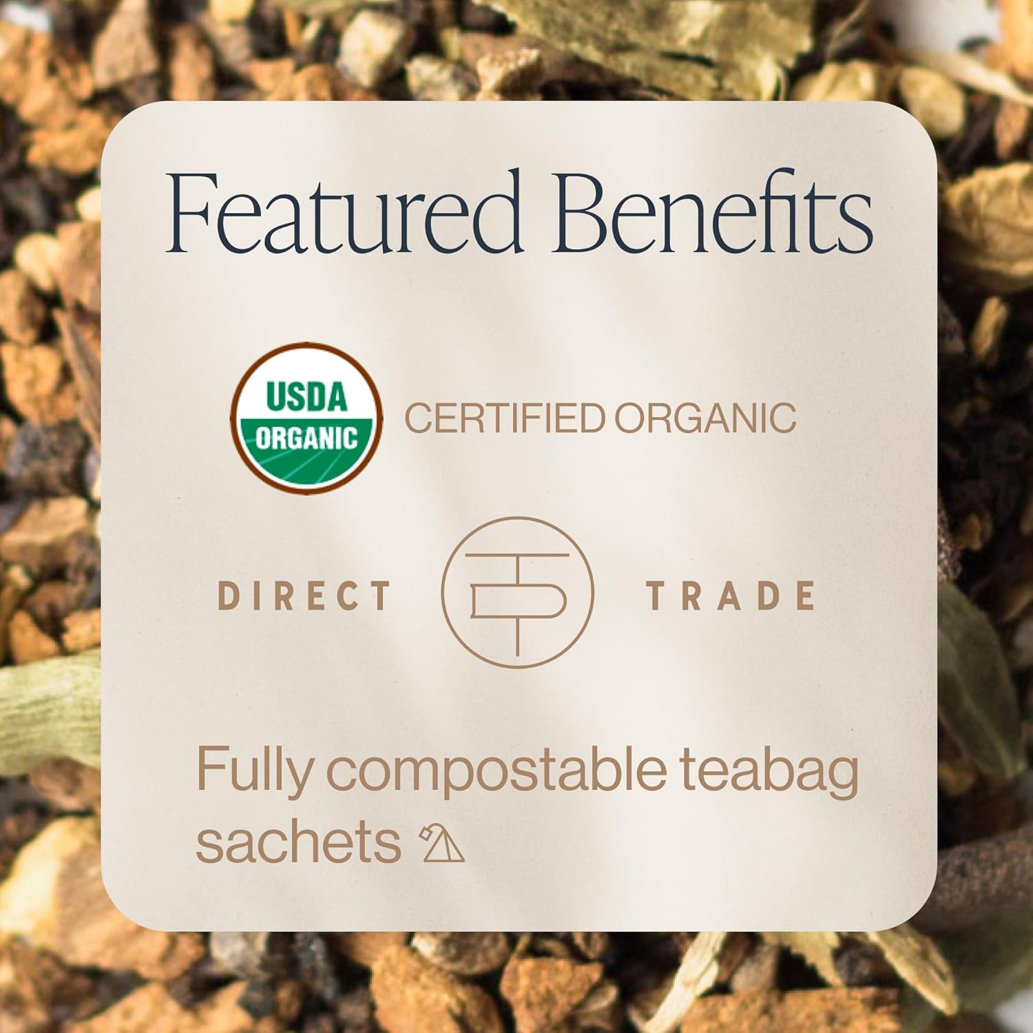Rishi Tea Masala Chai Black Sachet Tea Bag Blend - Organic, Assam with Whole Spices, Energizing & Caffeinated - 50 Count