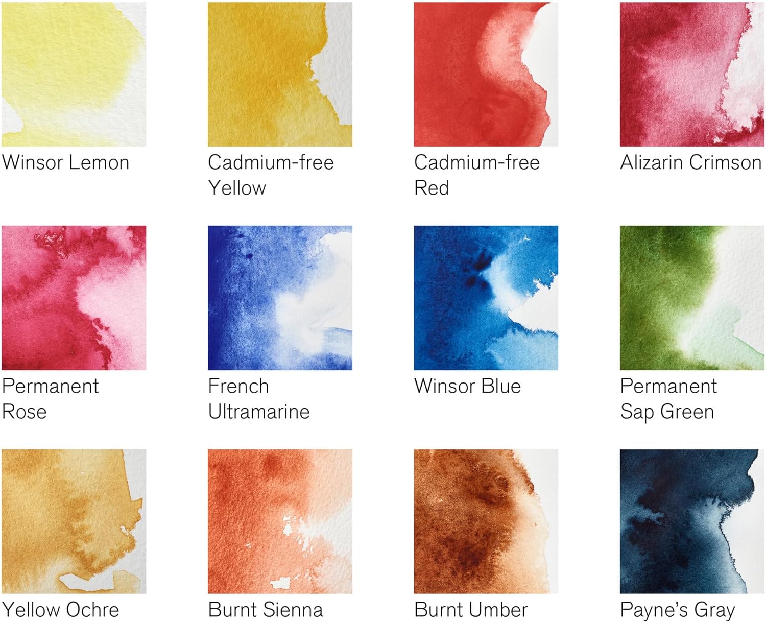 Winsor & Newton Professional Watercolor Paint Set, Lightweight Sketchers' Box, 12 x 5ml Tubes