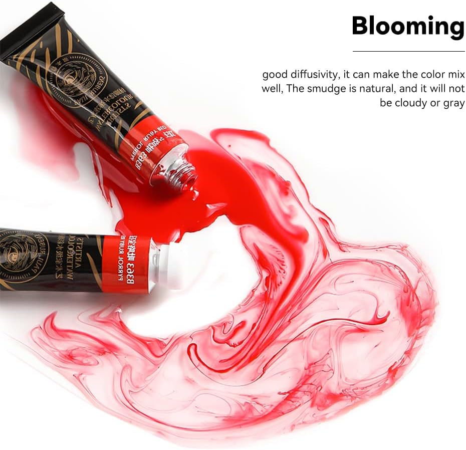 Alternative view of Paul Rubens Artist Watercolor Paint Set,36 * 5 ml Vibrant Colors, Watercolor Tubes for Profesional Artists&Hobbists, Art Supplies for Watercolor Painting, Comic, Illustration, Decoration