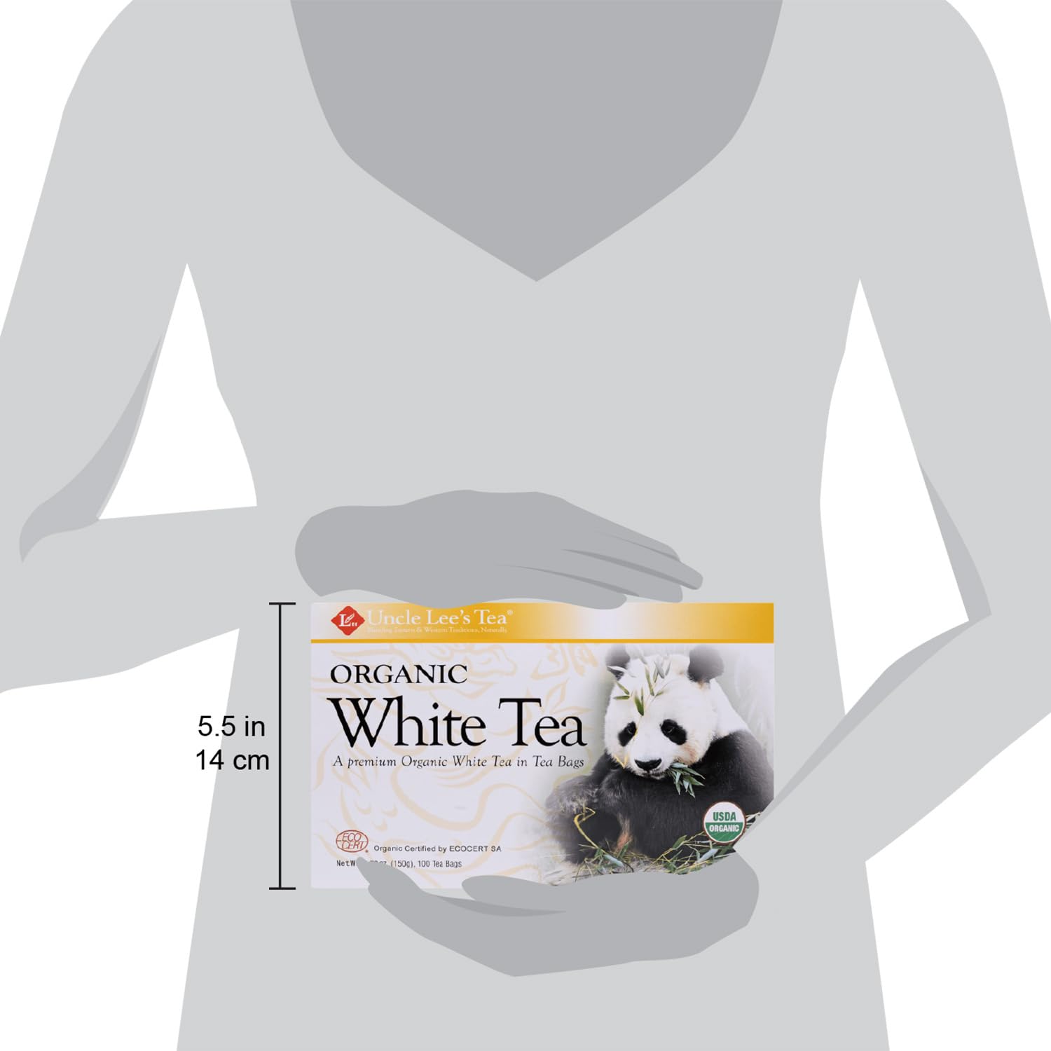 Uncle Lee's Tea Organic White Tea - Premium Tea for Everyday Wellness, Low Caffeine, Antioxidant-Rich White Tea Bags, Individually Wrapped, 100 Count (Pack of 4) - Image 5