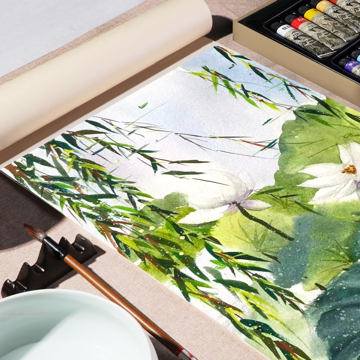 Paul Rubens Watercolor Paint Set, Traditional Chinese Watercolor Paints, 24 Vibrant Colors Watercolor Paint Tubes, Great Transparency And Fluidity Watercolor For Students, Artists And Beginners