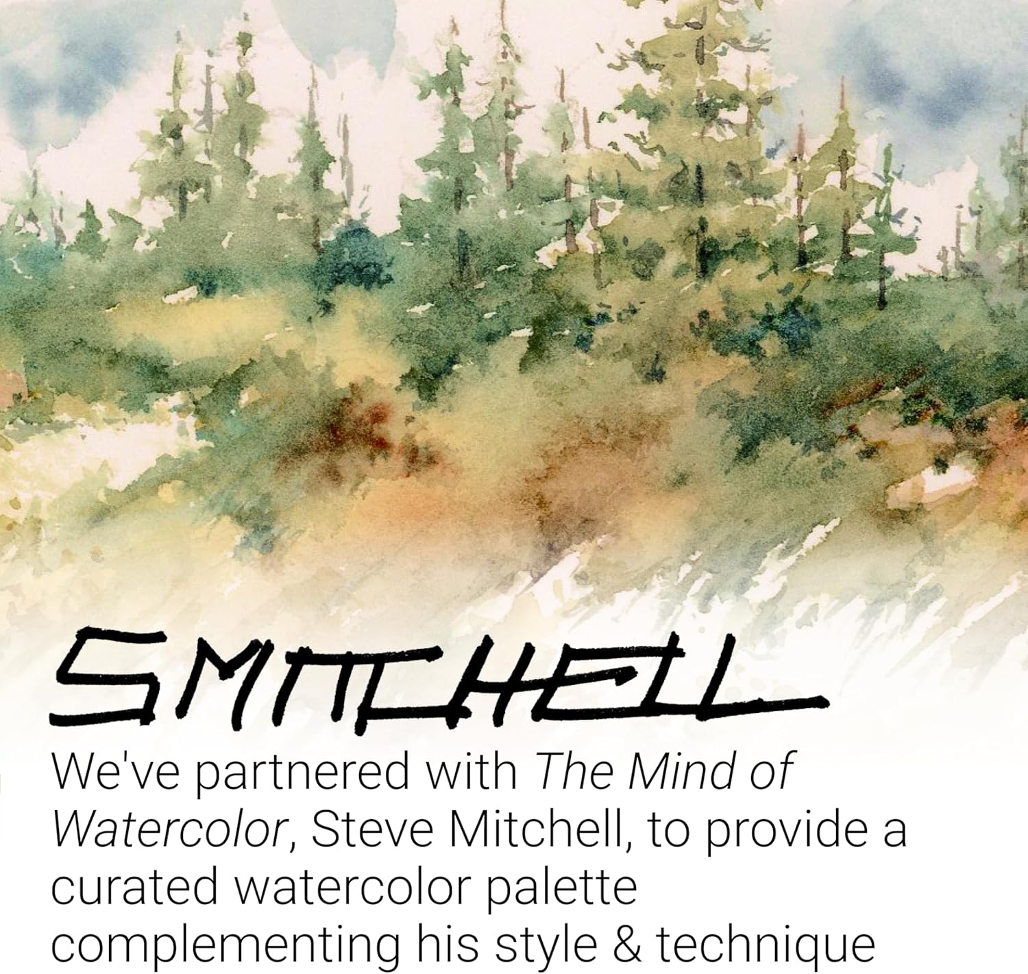 MaimeriBlu Watercolor Paint Steve Mitchell Artist Set, 6 Tubes, 12ml, Assorted Colors, 1 Count