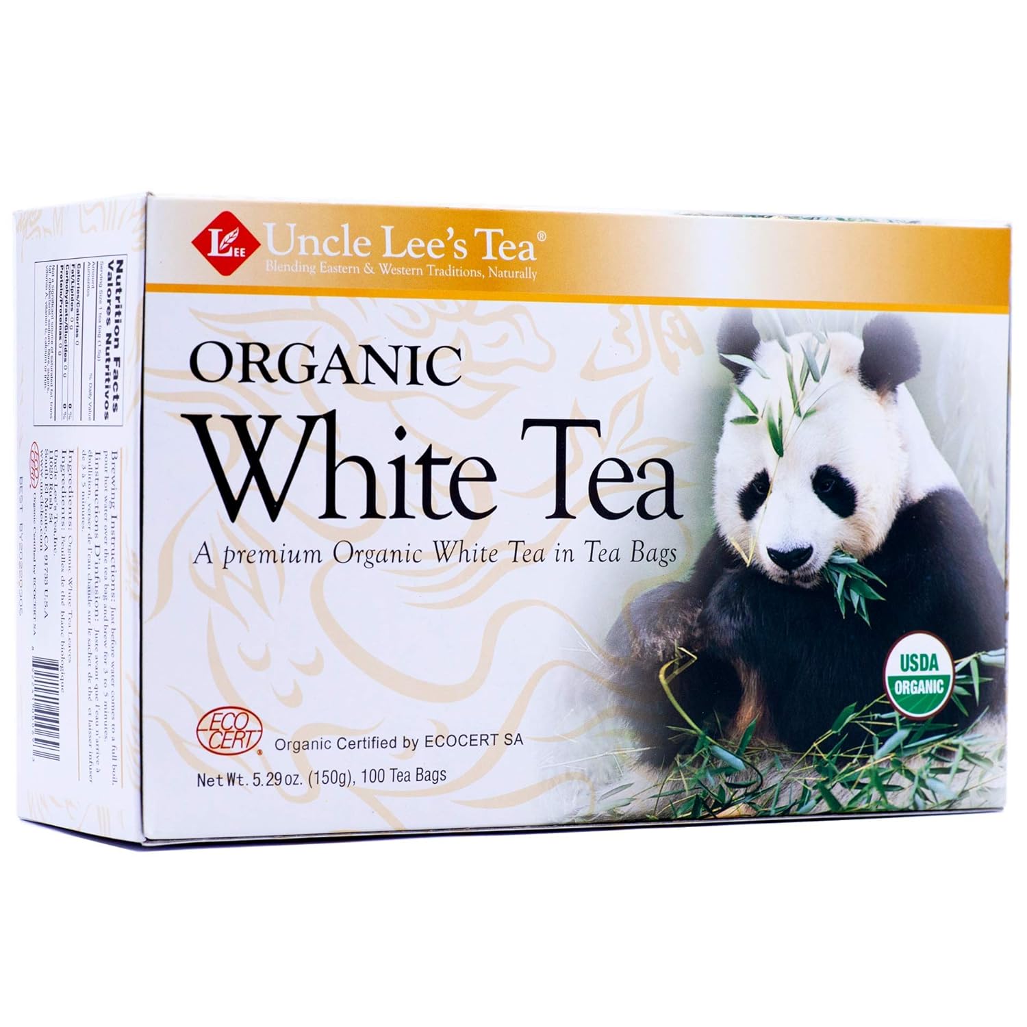 Alternative view of Organic White Tea 100 Bags