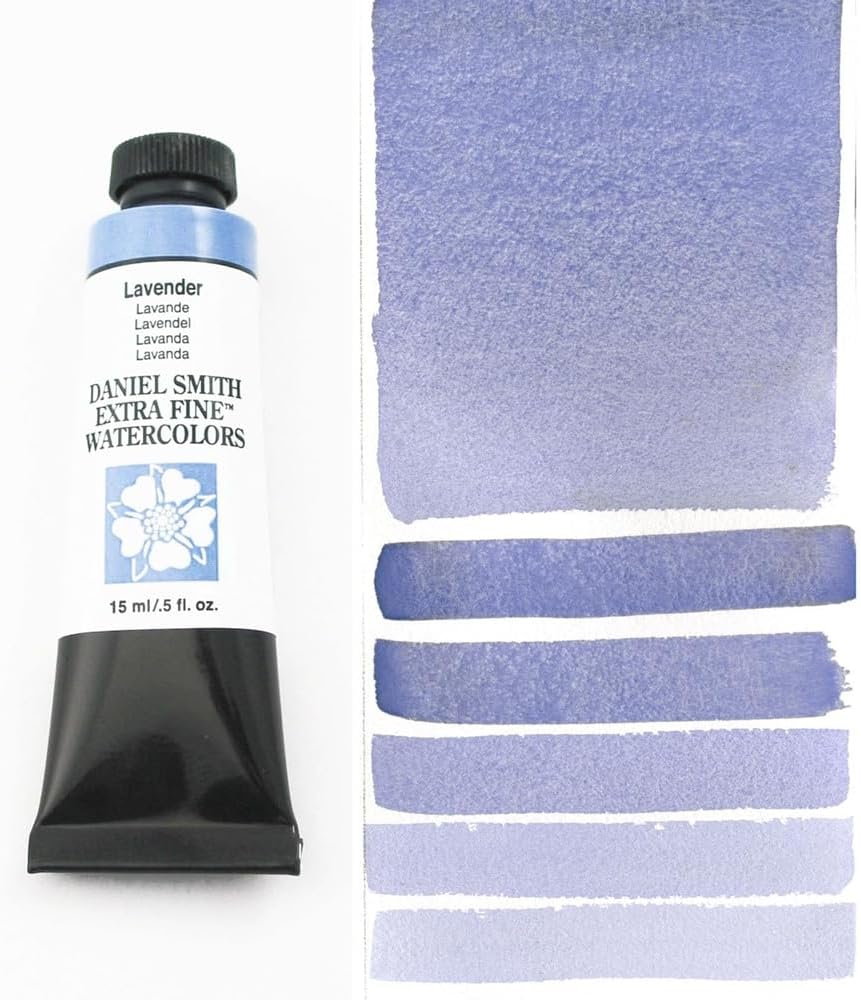 Daniel Smith Extra Fine Watercolor 15ml Paint Tube, Lavender, 0.5 Fl Oz (Pack of 1)