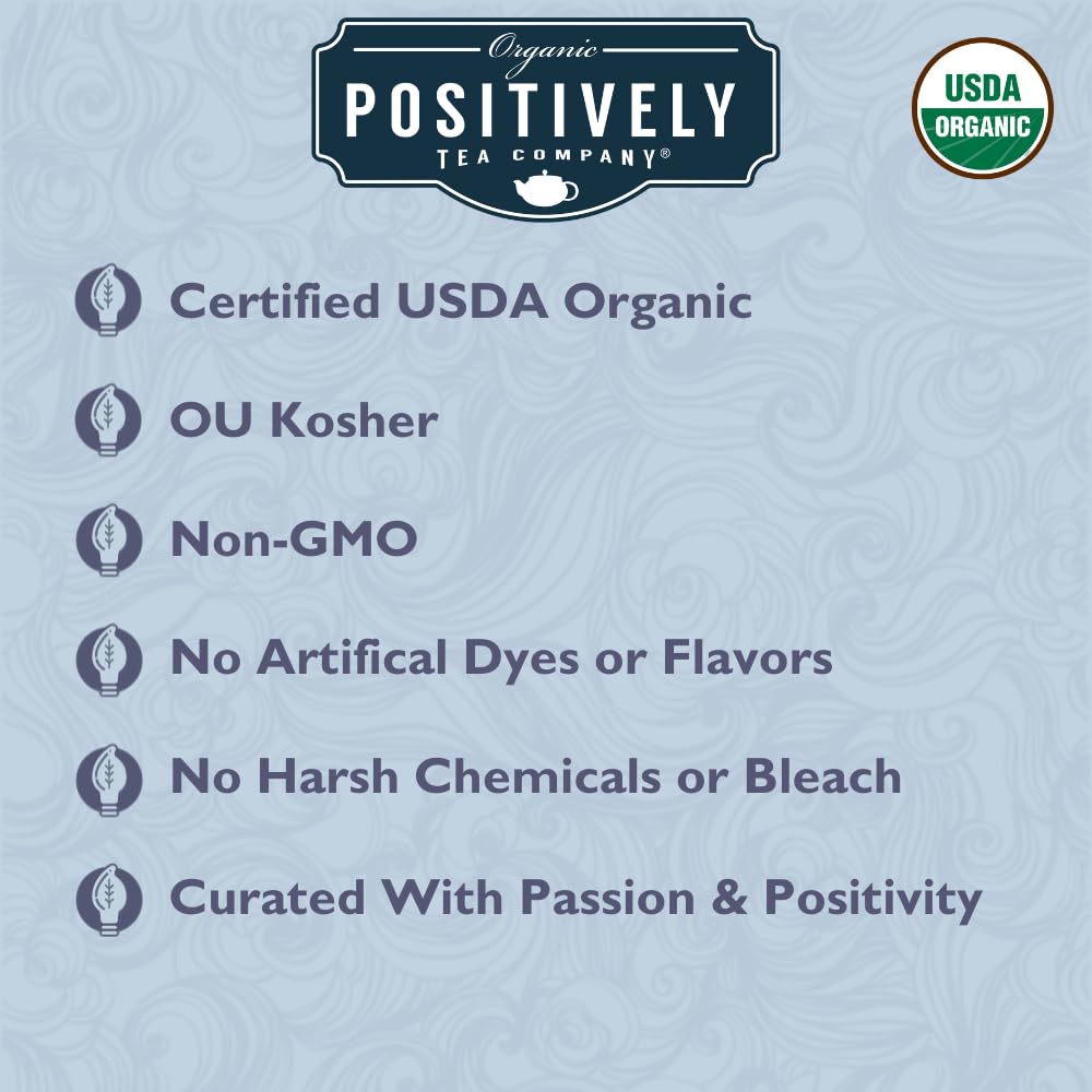 Alternative view of Organic Positively Tea Company, Açaí White Tea Bags, 20 Count