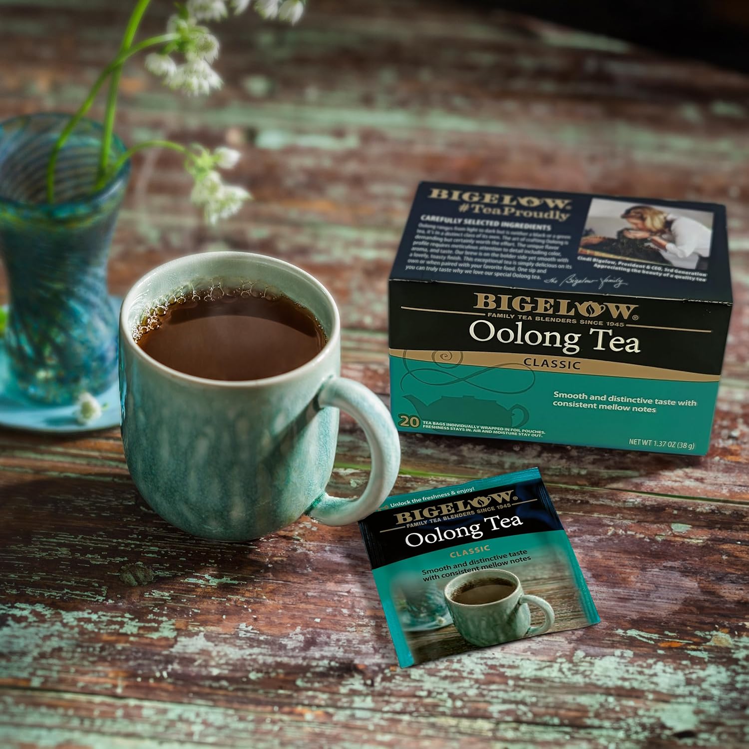 Bigelow Tea Oolong Tea, Caffeinated Tea with Fresh, Smooth Taste, 20 Count Box (Pack of 6), 120 Total Tea Bags