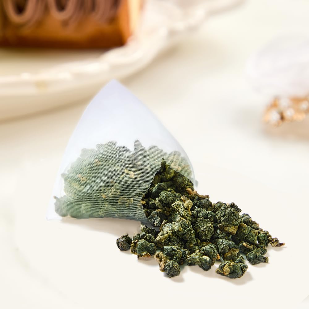 Alternative view of XIEJINJI Premium Oolong Tea, Taiwan Dongding Oolong TeaBags, 3.2g x 50 Count, High Mountain Tea, No Sugar & No Additives, Low-Caffeine, Eco-Conscious Tea Bags, Resealable Bag