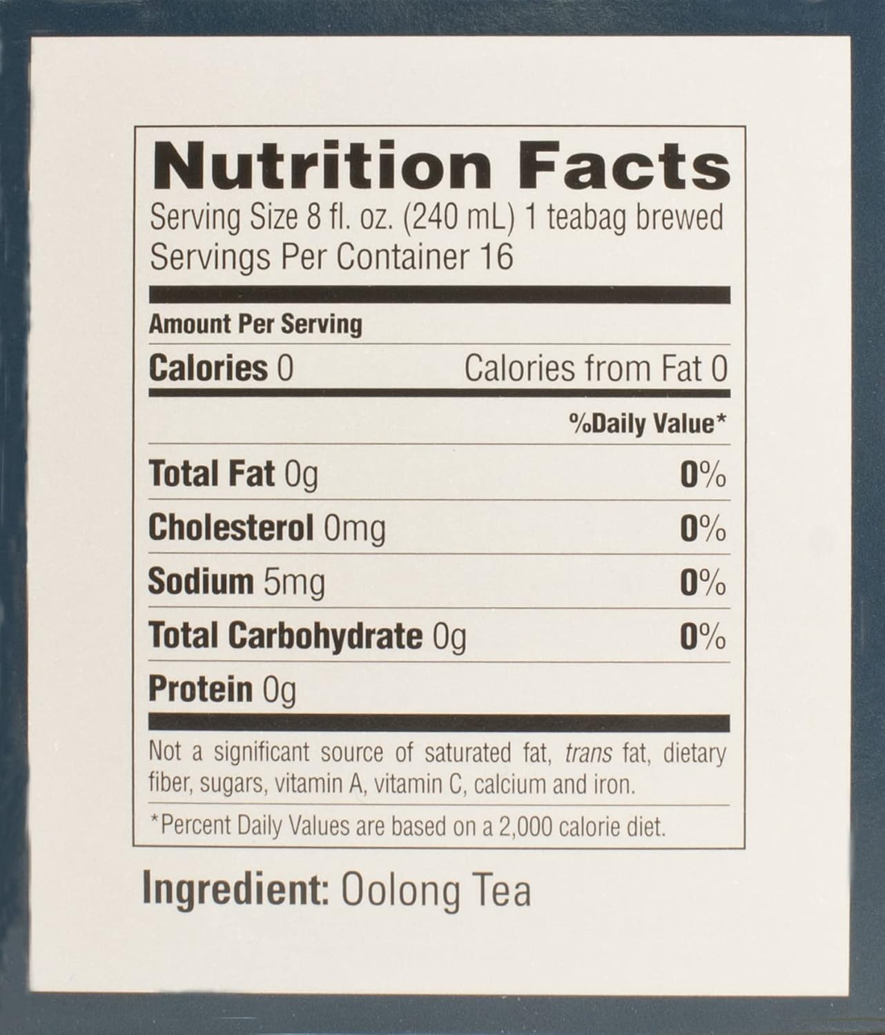 Yamamotoyama Oolong Tea, 16 bags (Pack of 6)