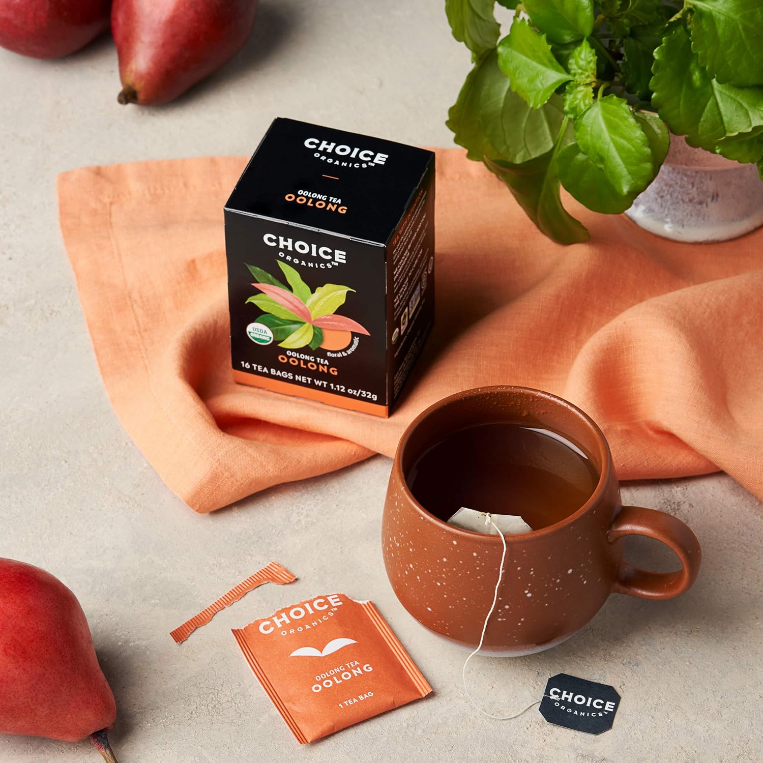 Alternative view of Choice Organic Teas Oolong Tea - Fair Trade - Compostable - Contains Caffeine - 48 Organic Oolong Tea Bags (Pack of 3)