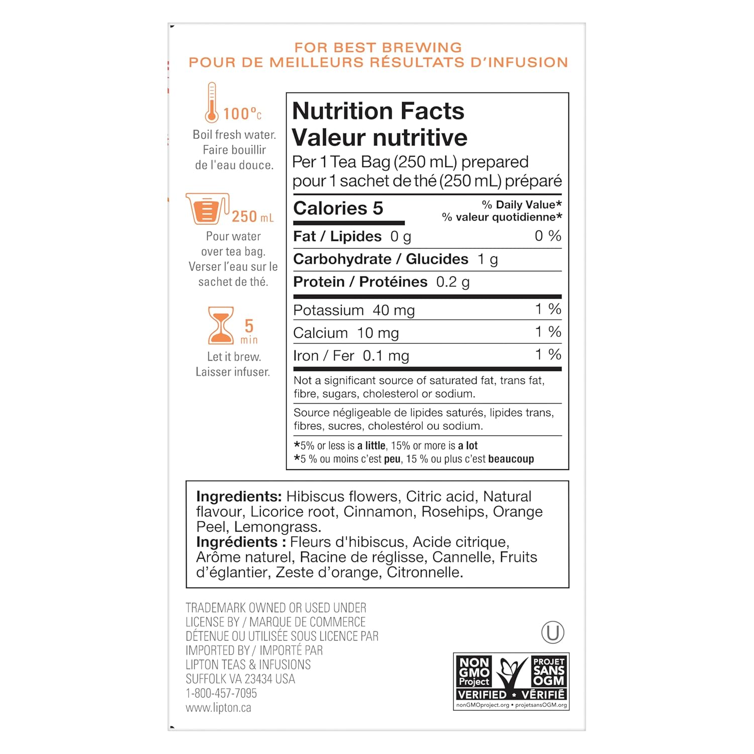 Alternative view of TAZO Passion Herbal Tea Bags, Hot or Iced, Caffeine Free, 20 Total Tea Bags