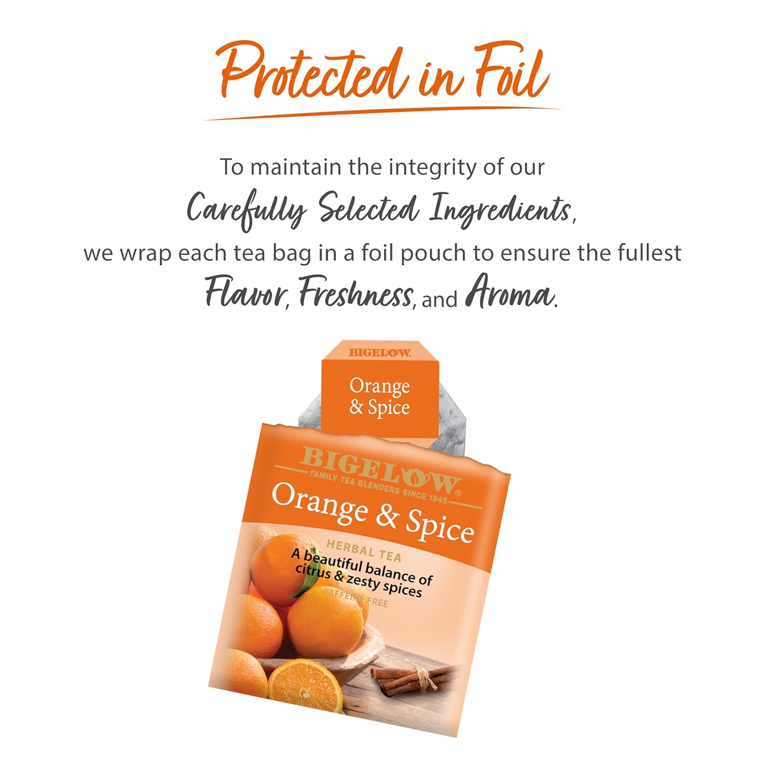 Alternative view of Bigelow Tea Caffeine Free 6 Flavor Herbal Tea Variety Pack, Decaf Tea with Mint Medley, Cozy Chamomile, Orange and Spice, Sweet Dreams, Perfect Peach, and Lemon Ginger, (Pack of 6), 118 Total Tea Bags