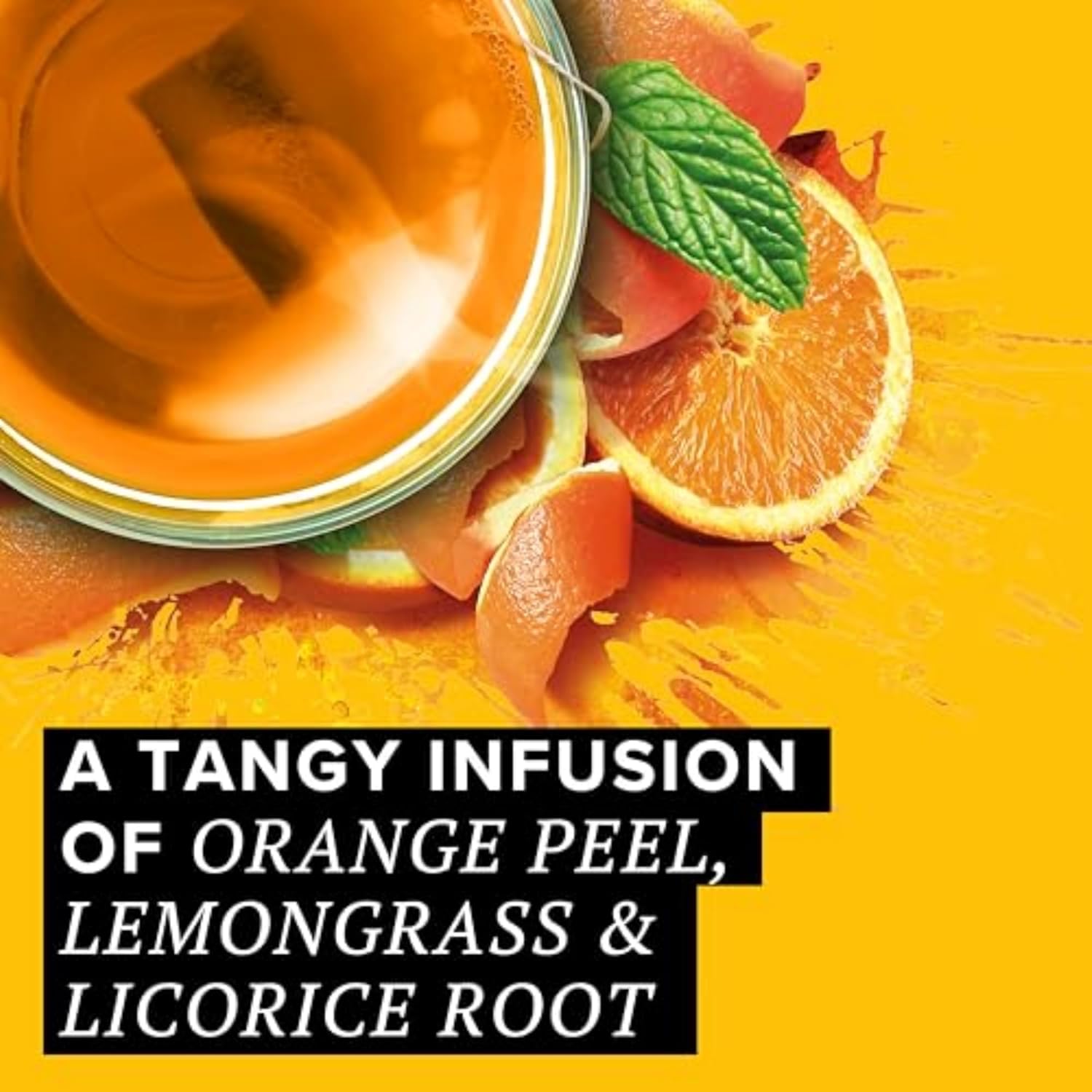 TAZO Wild Sweet Orange Tea Bags, Unsweetened Herbal Tea, Caffeine Free, 20 Total Bags - Image 3