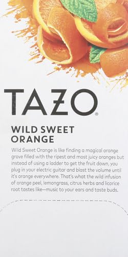 TAZO Wild Sweet Orange Tea Bags, Unsweetened Herbal Tea, Caffeine Free, 20 Total Bags - Image 5