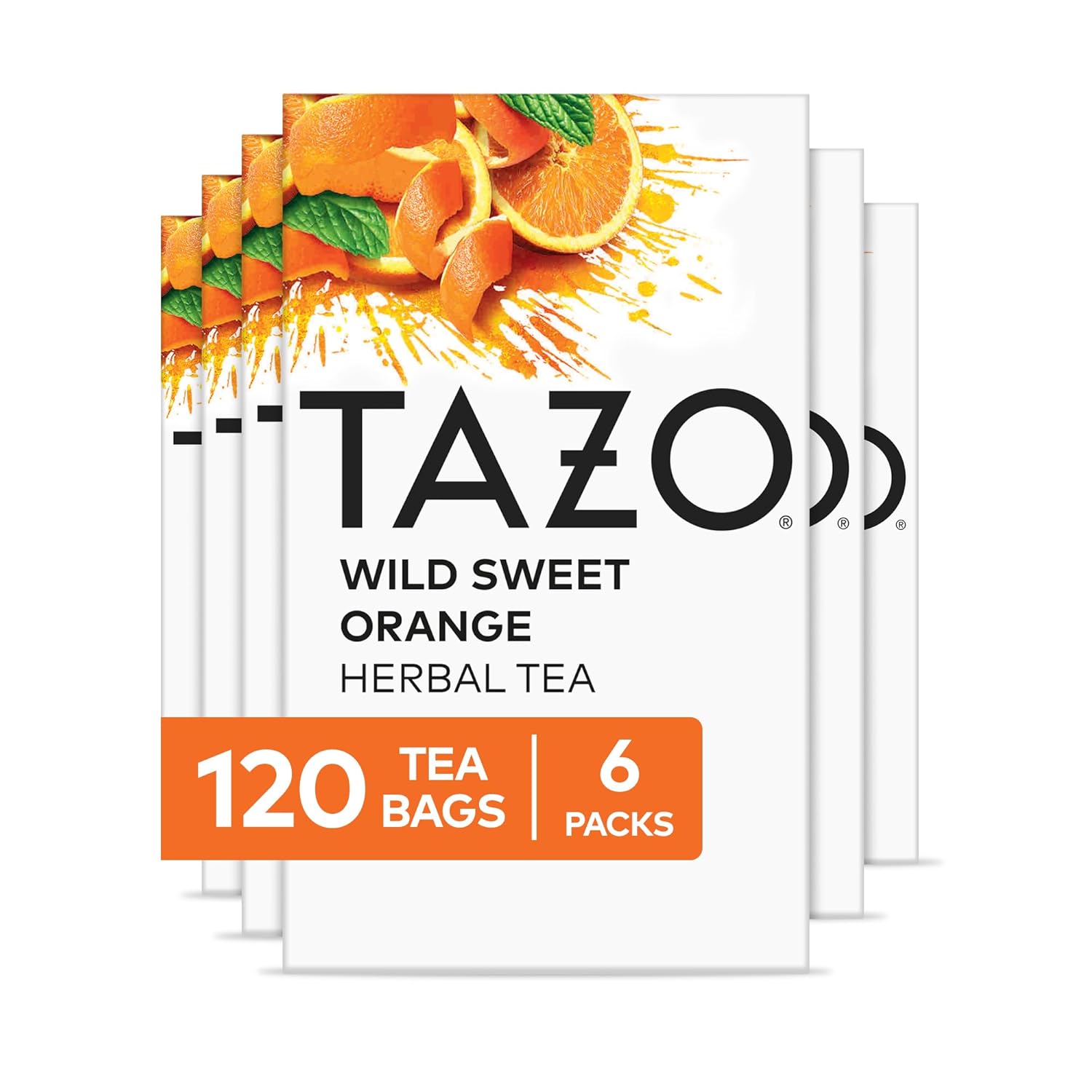 TAZO Wild Sweet Orange Tea Bags, Unsweetened Herbal Tea, Caffeine Free, 20 Total Bags - Image 9