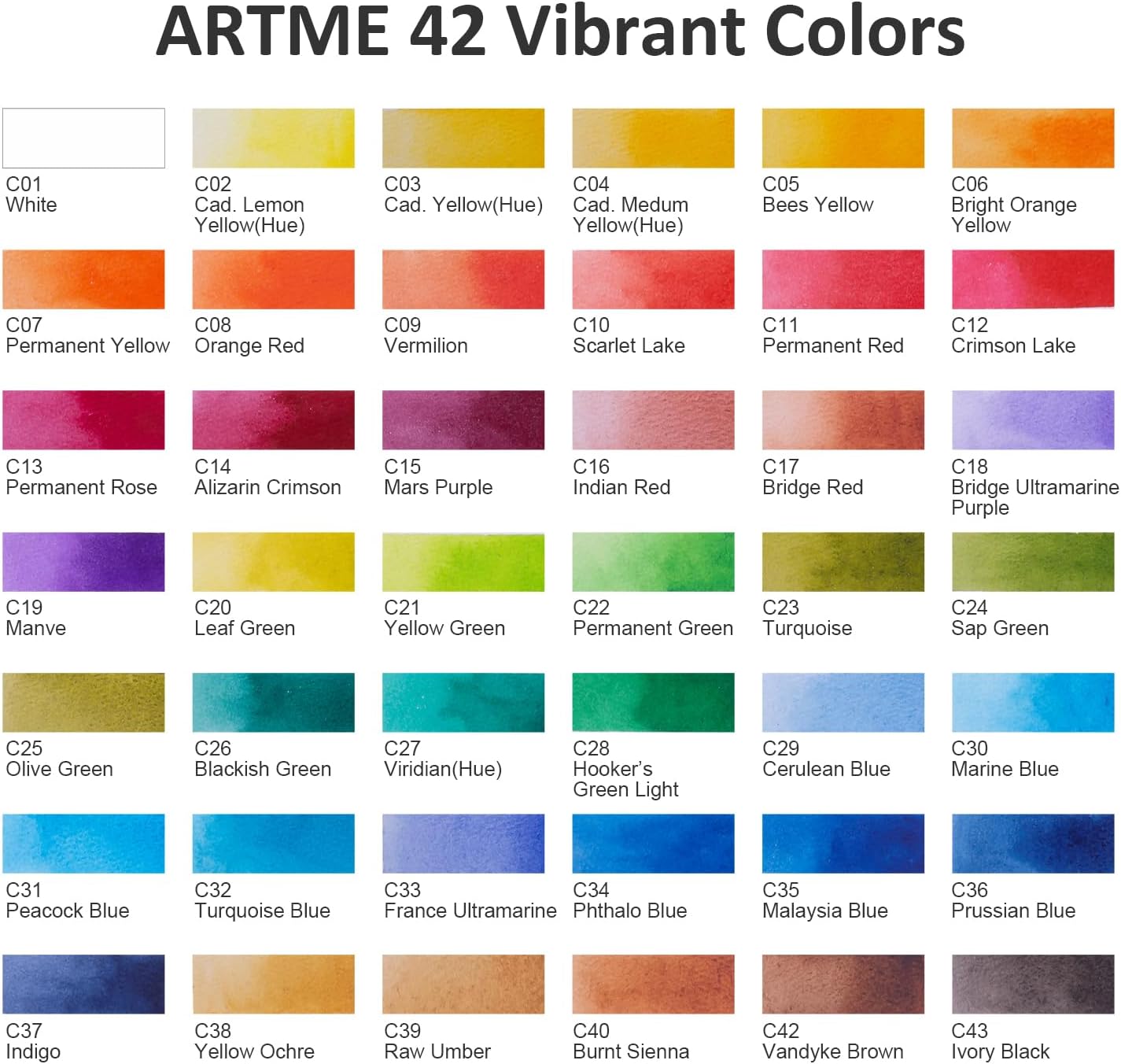 Watercolor Paint set – 42 Assorted Colors with 3 Brushes – Perfect Foldable Watercolor Field Sketch Set for Outdoor Painting –Travel Pocket Watercolor Kit