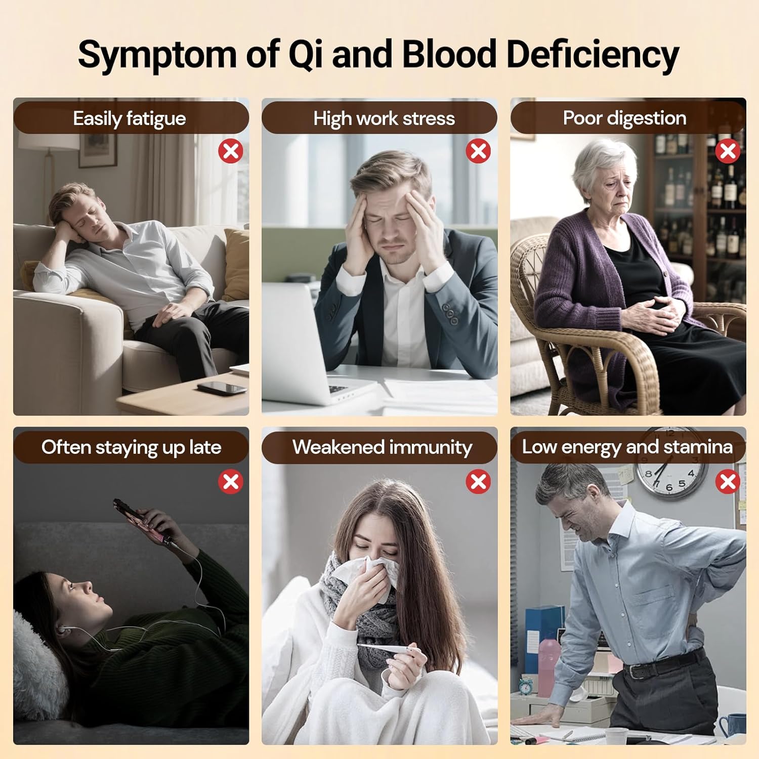 Alternative view of Ginseng Ten Treasure Tea, Natural Chinese Herbal Kidney Cleanse Detox Tea Support Liver & Kidneys Health for Men Women, No Additives, Caffeine Free, 10 Premium Ingredients Blend (25 Bags/1 Pack)