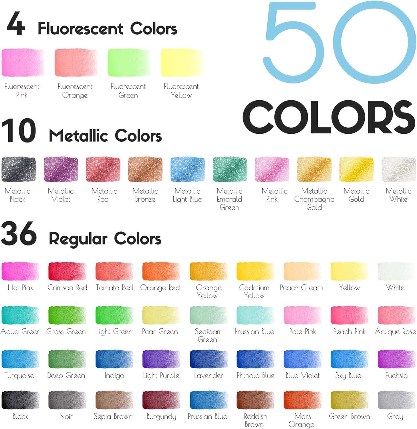 Alternative view of SRUOLOC Watercolor Paint Set 50 Colors, Travel Watercolor Set with Portable Carrying Case, Papers, Brushes and Accessories, Ideal for Artists, Amateur Hobbyists and Painting Lovers