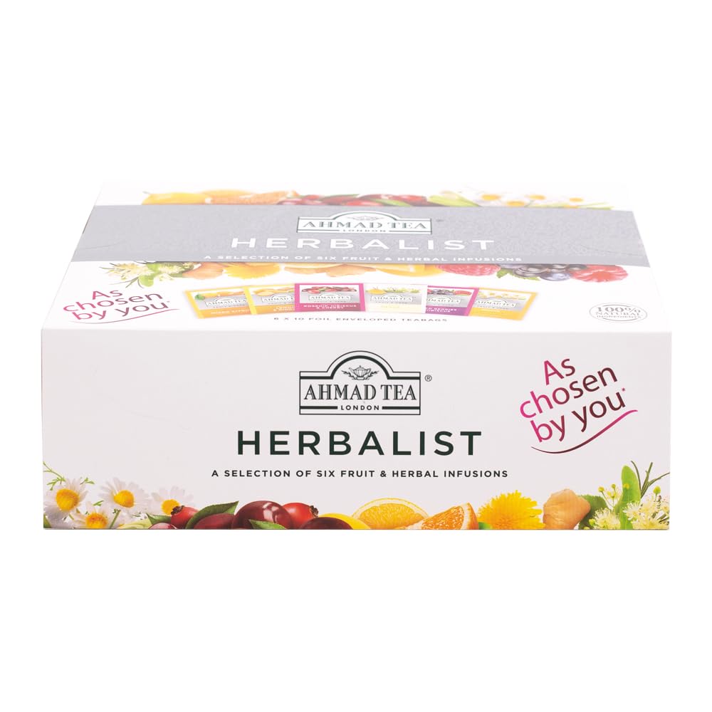 Alternative view of Ammad Tea Herbal Tea, Herbalist Variety Gift Box, 60 Foil Teabags - Decaffeinated & Sugar-Free