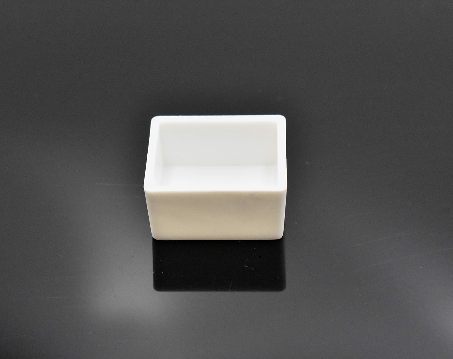 White Plastic Empty Watercolor Paint Pans_50pcs Half Pans