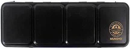 Alternative view of MUNGYO Professional Half Pan Size Water Colors Set in Tin Case/Integral Mixing Palette in The lid (24 Colors)