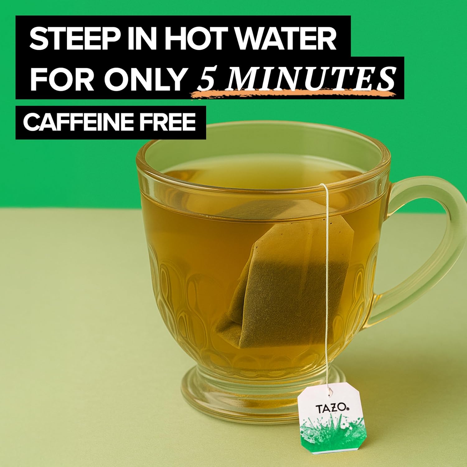 TAZO Organic Refresh Mint Herbal Tea Bags with Peppermint and Spearmint, Caffeine Free, 16 Total Tea Sachets - Image 4