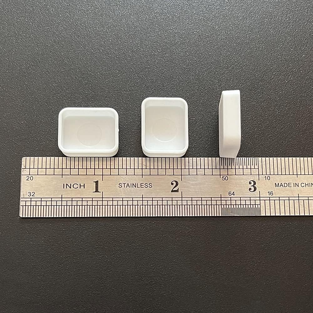 Alternative view of 100pcs Quarter Watercolor Pans, 1ml White Plastic Empty Paint Pans for Watercolor Palette, Travel Sets, DIY Solid Paints, Repacking, and Mixing