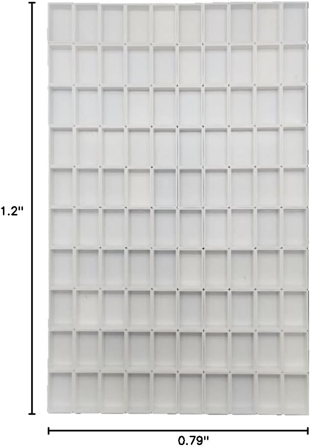 Watercolor Pans Empty Plastic Watercolor Paint Pans -100pcs Full Pans