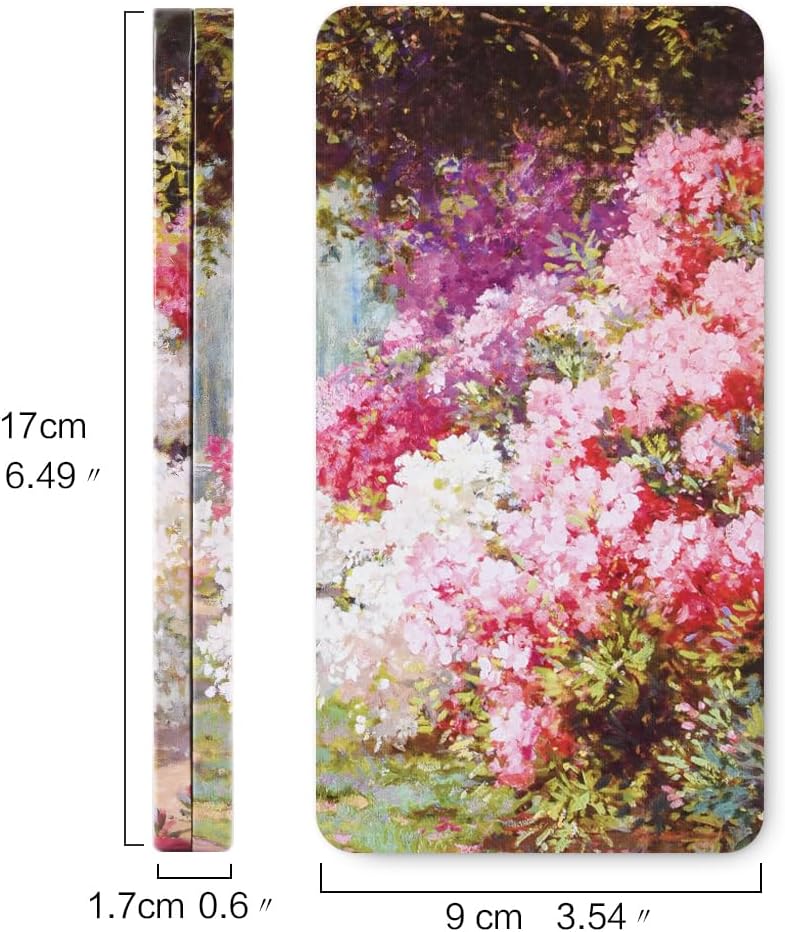 Alternative view of Portable Watercolor Tins Paint Palette with 40Pcs Empty Half Pans and Magnetic Squares, Small Travel Metal Paint Box with Acrylics Painting Art Drawing. FlowerSea