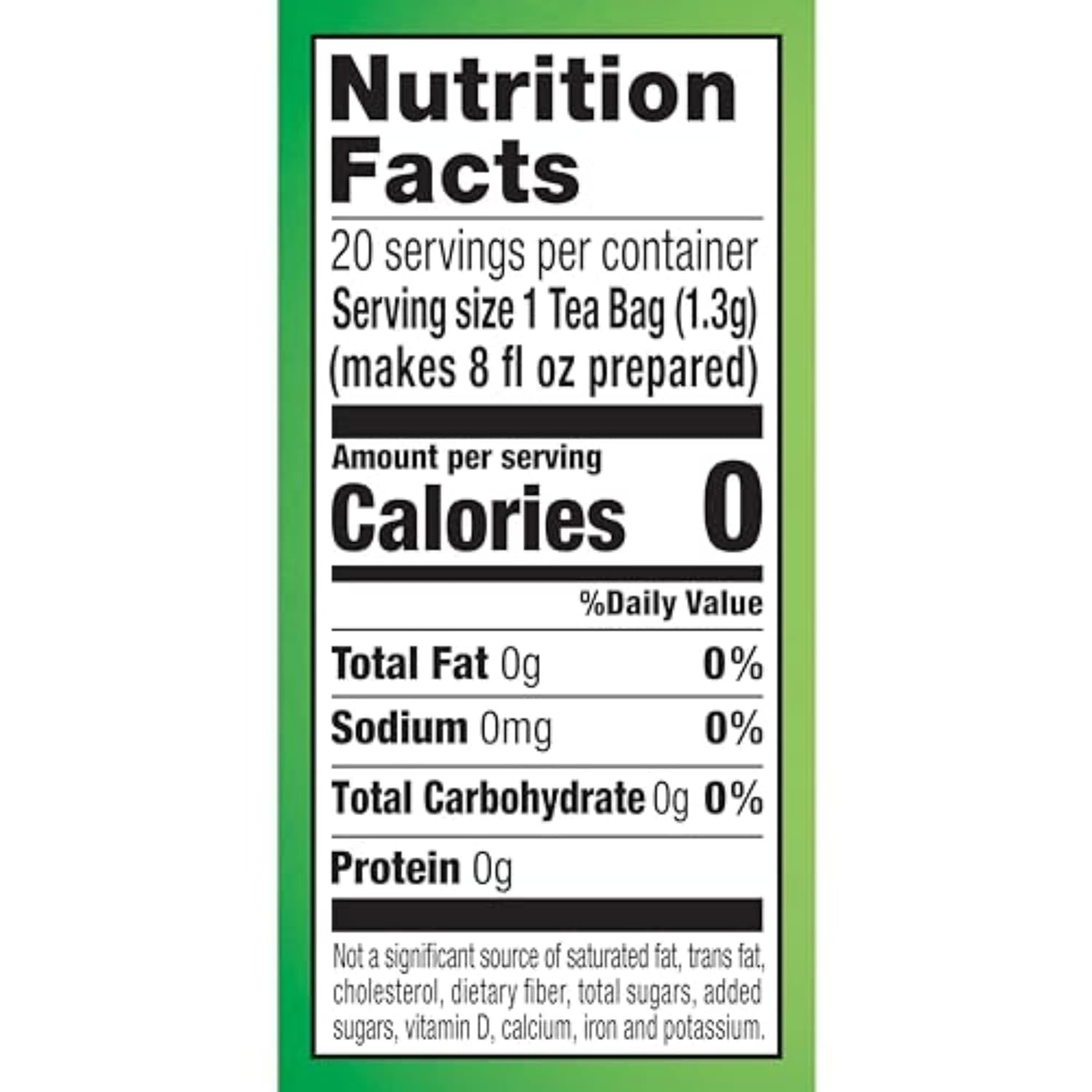 Lipton Lemon Green Tea Bags, Flavored, Unsweetened Teabags for Hot Tea or Iced Tea with Caffeine and Flavonoids, 20 Total Tea Bags