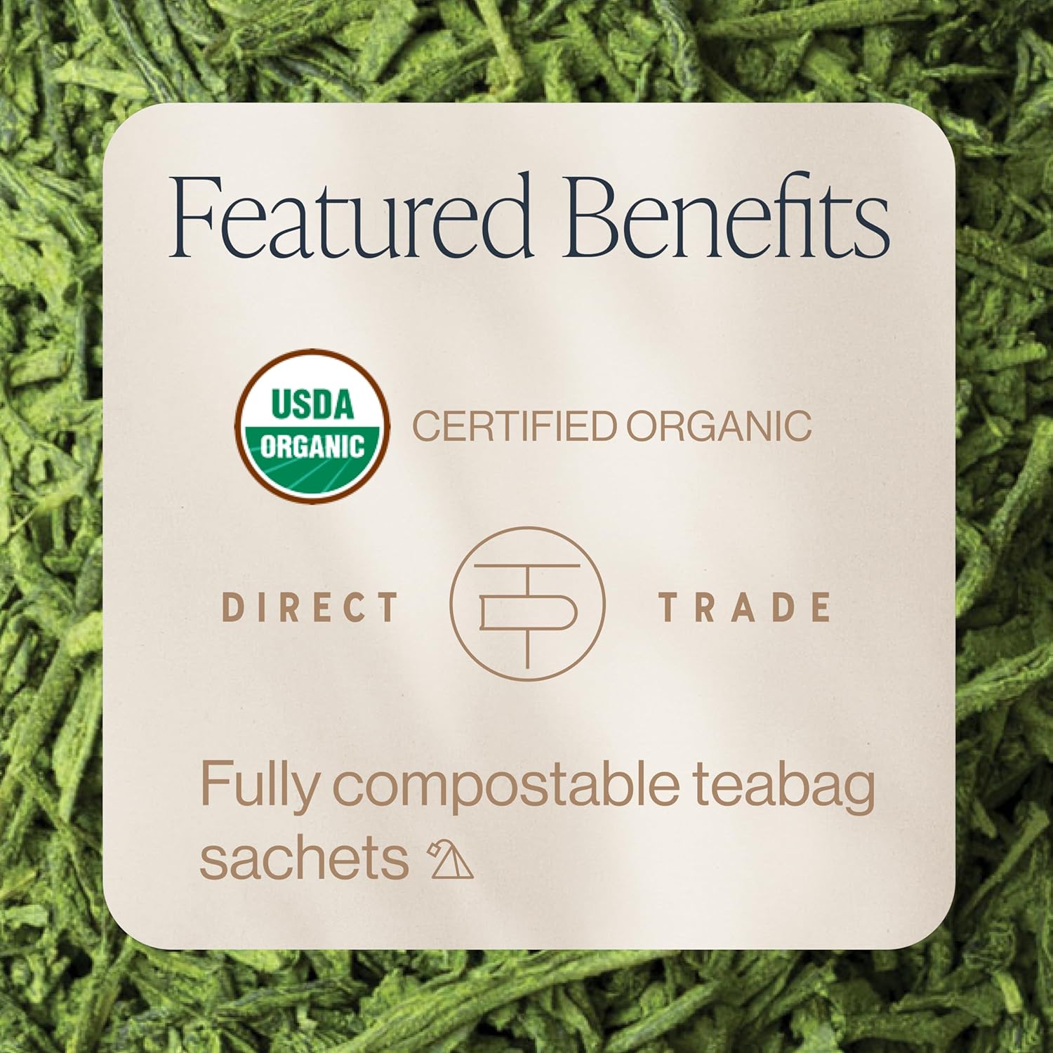 Alternative view of Rishi Tea Matcha Super Green Japanese Tea - Organic, Caffeinated Sachet Bags, Umami, Antioxidant Rich Sencha & Matcha Blend - 50 Count | Organic, Caffeinated, Umami, Antioxidant Rich