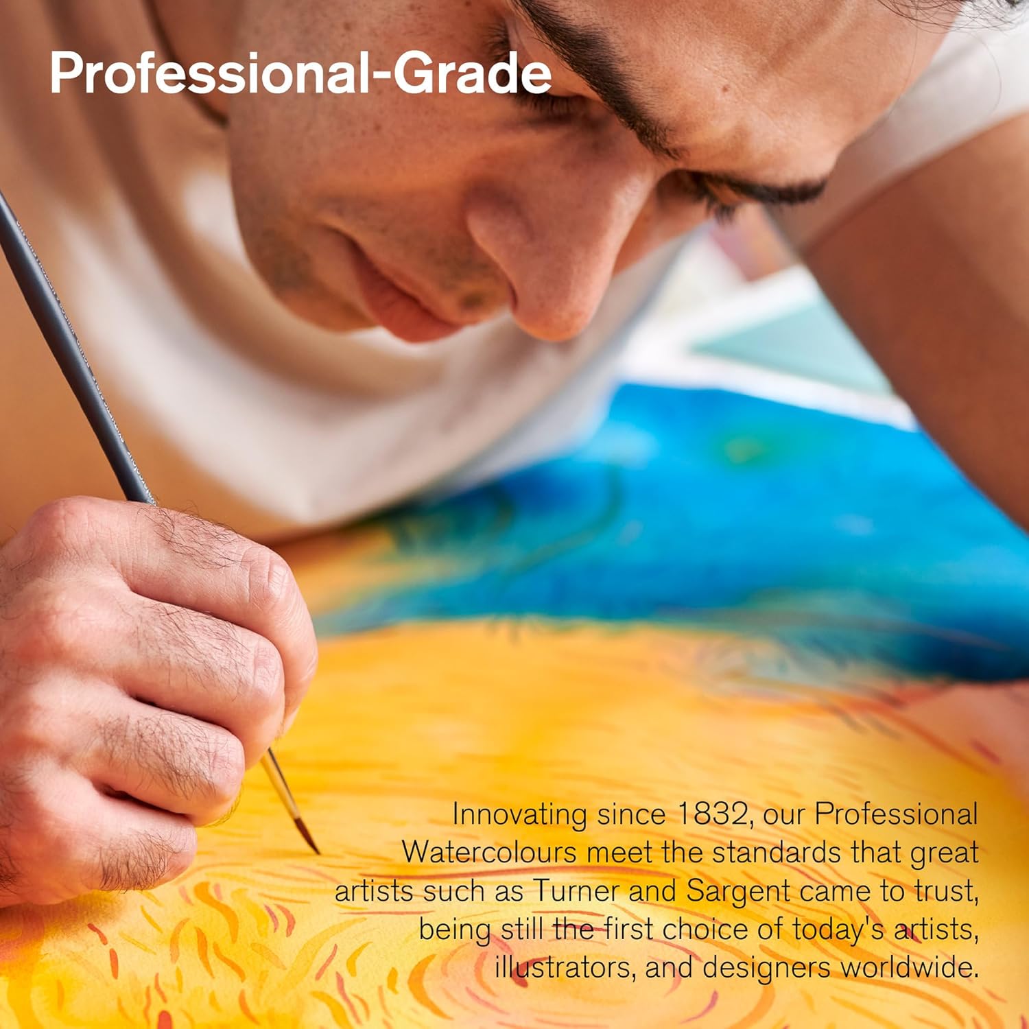 Winsor & Newton Professional Watercolor, 5ml (0.17-oz) Tube, Winsor Red Deep