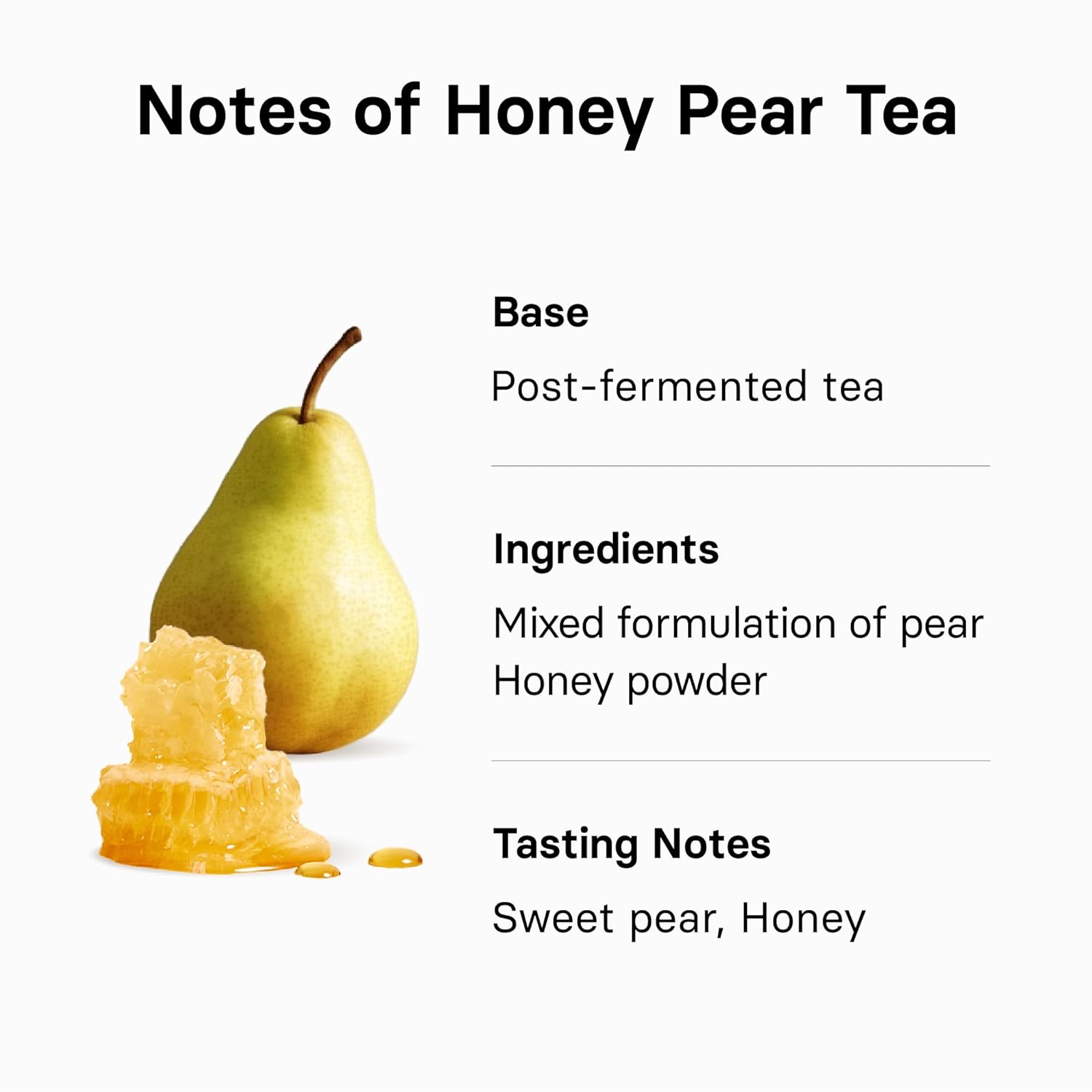 OSULLOC Honey Pear Tea (Sweet Pear & Honey Flavor), Fruit tea Blend, Premium Teabags from Jeju Island, 20 count - Image 3