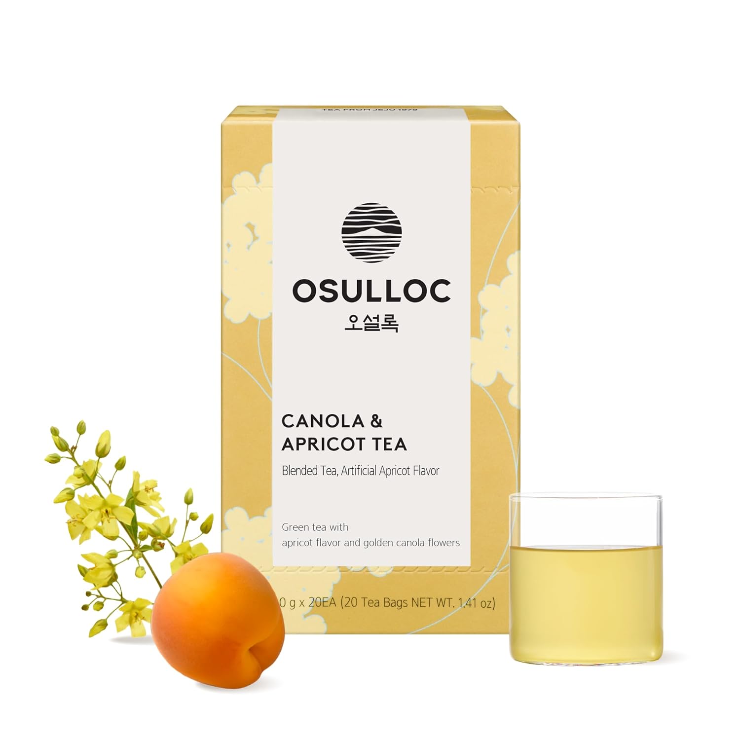 OSULLOC Honey Pear Tea (Sweet Pear & Honey Flavor), Fruit tea Blend, Premium Teabags from Jeju Island, 20 count - Image 7