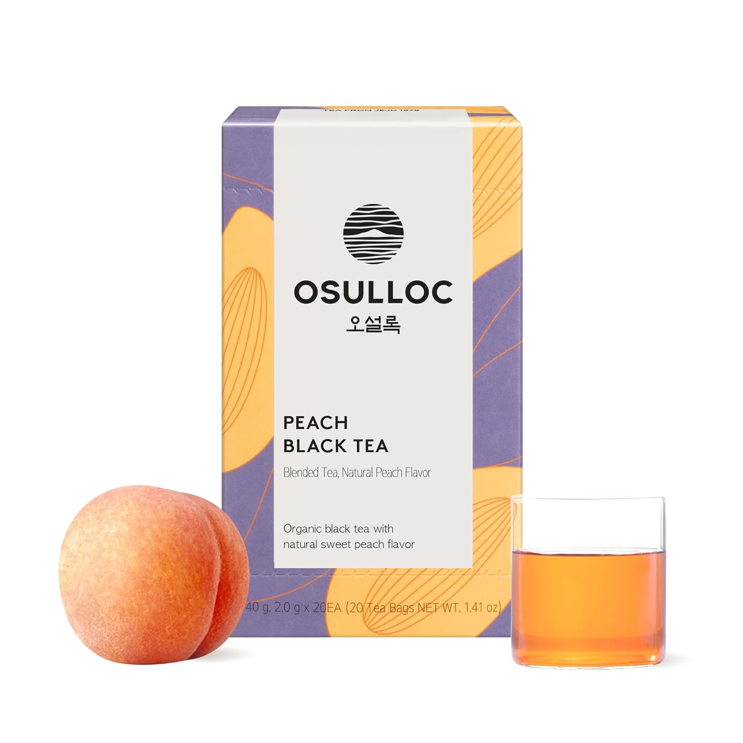 OSULLOC Honey Pear Tea (Sweet Pear & Honey Flavor), Fruit tea Blend, Premium Teabags from Jeju Island, 20 count - Image 9