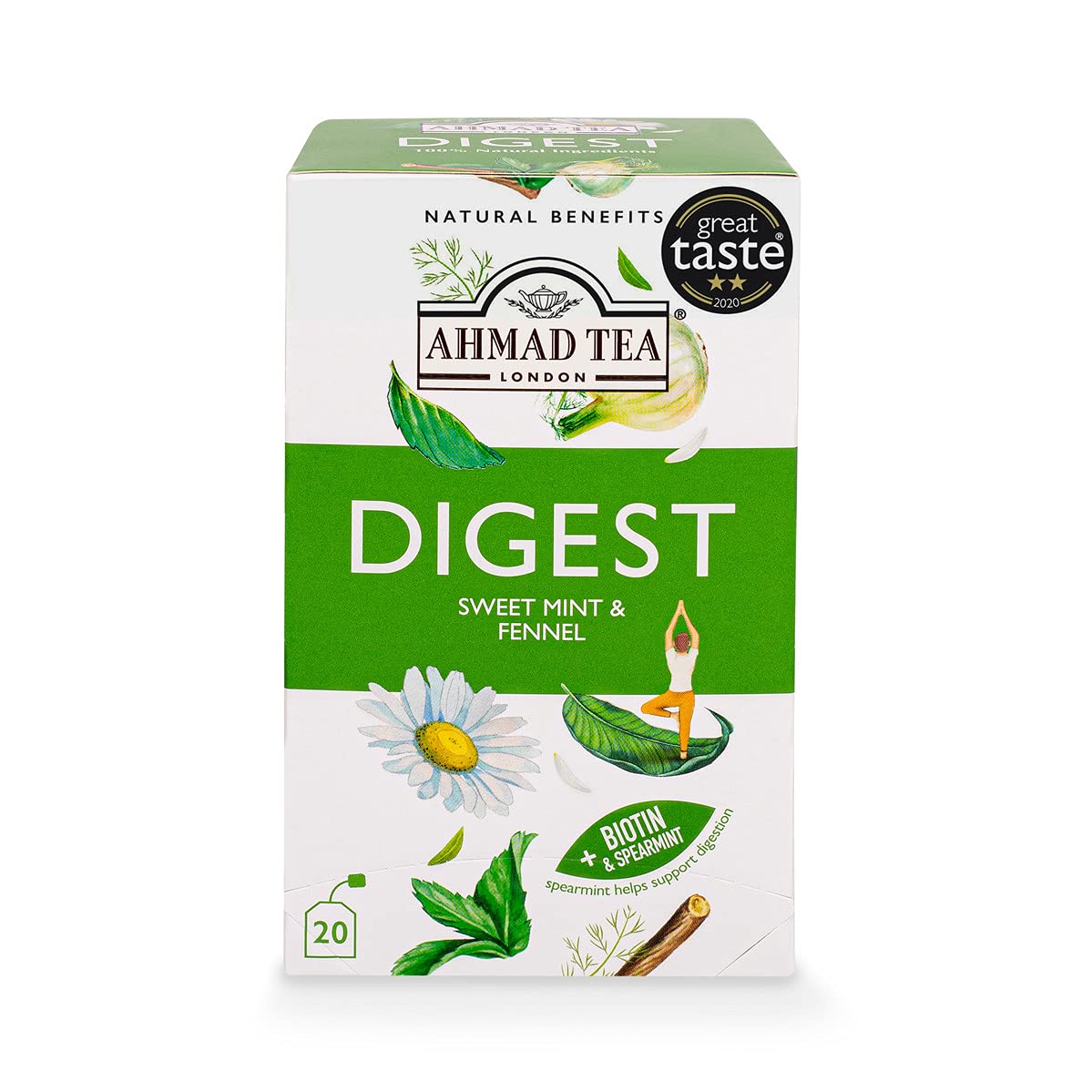 Ahmad Tea Infusions, Peach and Raspberry Teabags, 20 ct (Pack of 1) - Decaffeinated & Sugar-Free - Image 9