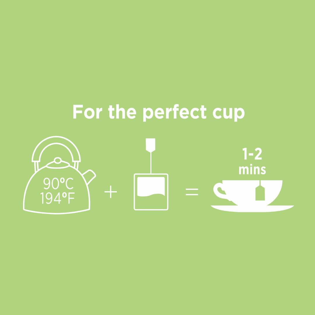 Taylors of Harrogate White Hibiscus & Peach, Green Tea Individually Wrapped Bags, 20 Count (Pack of 1), Delicate, Fruity and Sweet, Caffeinated, Enjoy Hot or Iced, 20 Teabags - Image 3