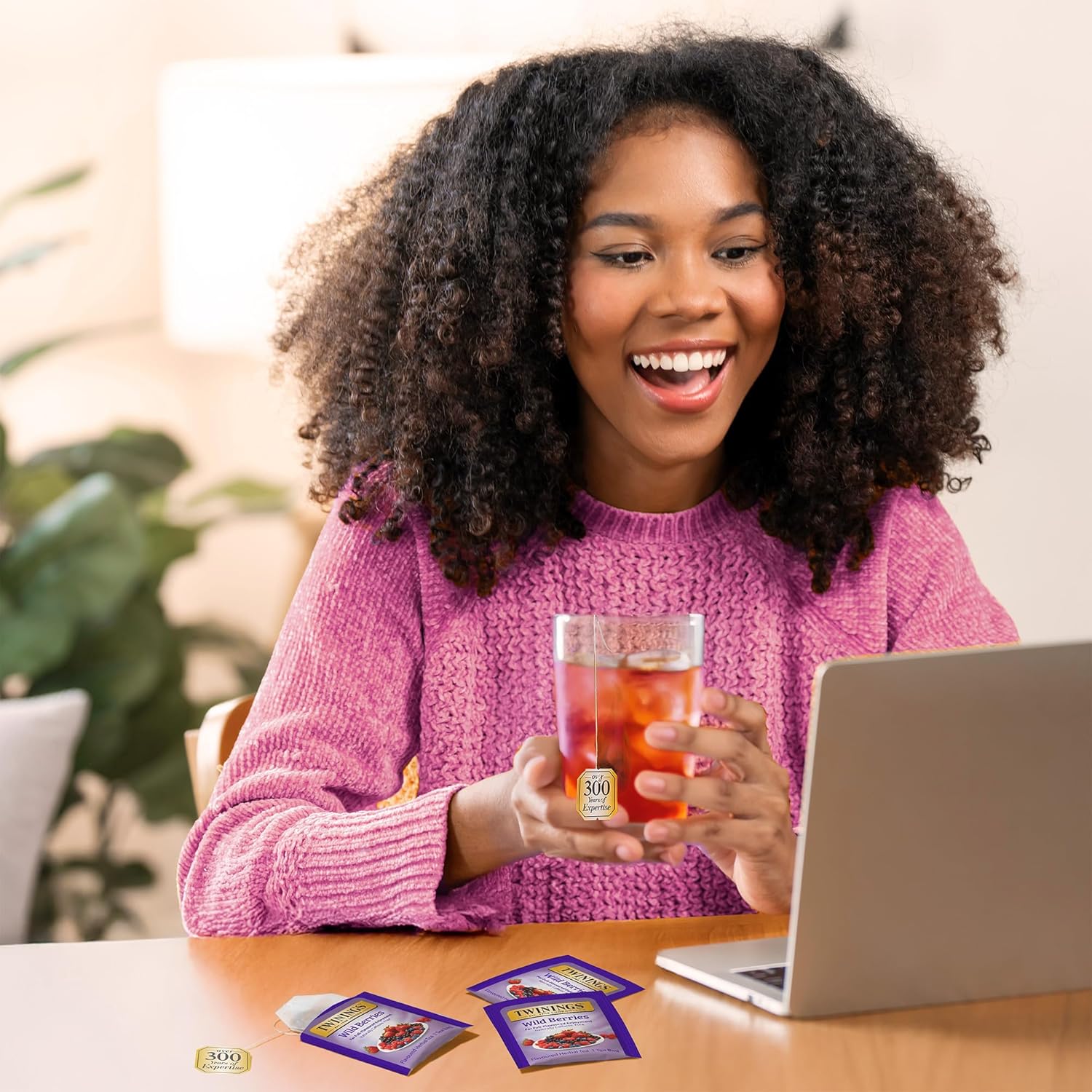 Twinings Fruity Herbal Caffeine- Free Tea Bag Sampler Variety (Pack of 45) u2013 Perfect Gourmet Gift Set