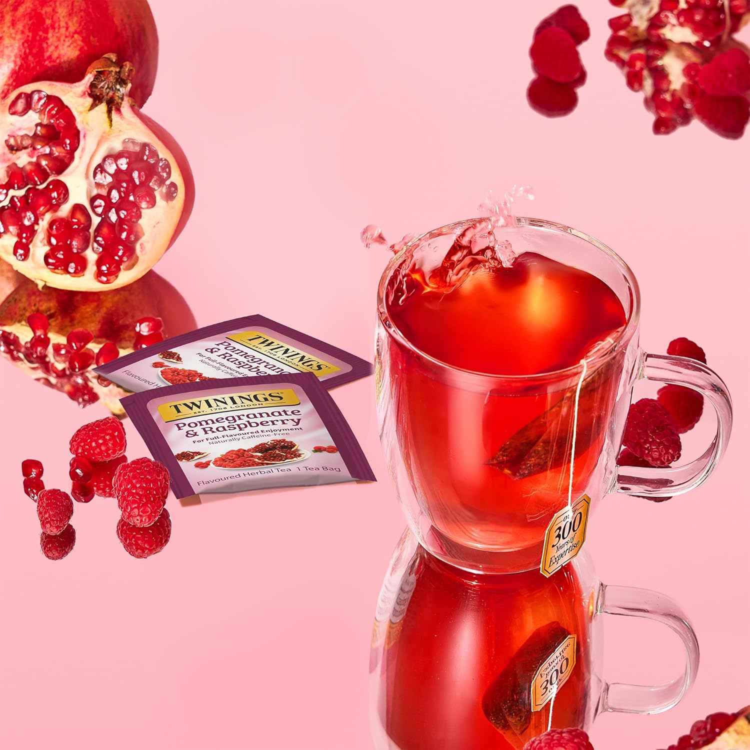 Alternative view of Twinings Fruity Herbal Caffeine- Free Tea Bag Sampler Variety (Pack of 45) u2013 Perfect Gourmet Gift Set