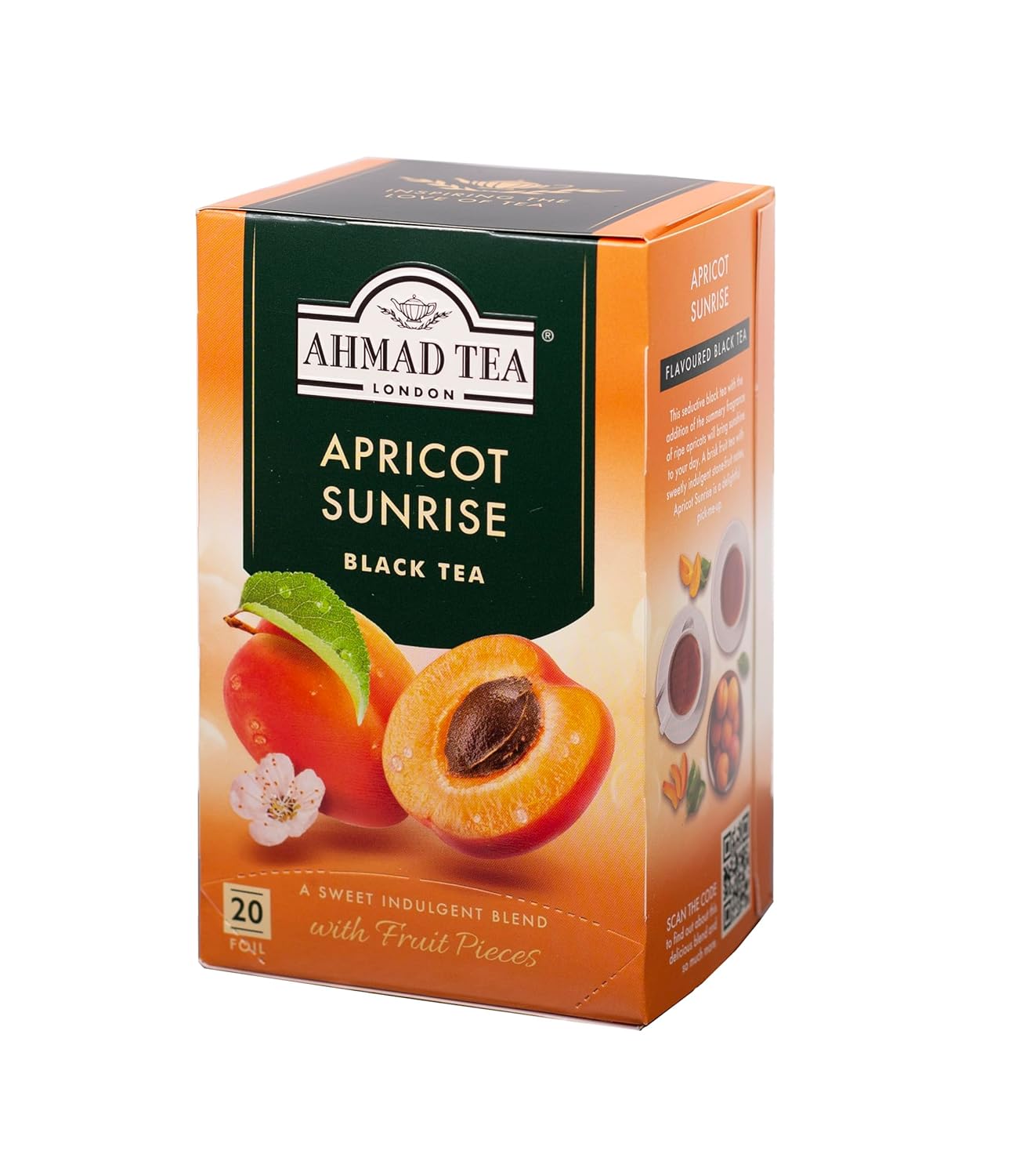 Ahmad Tea Apricot Sunrise , Tea Bags, 20-Count Boxes - Image 5